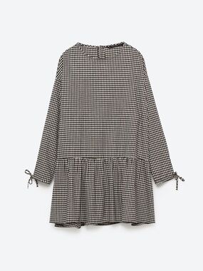 Zara | Dresses | Zara Black And White Gingham Mini Dress | Poshmark